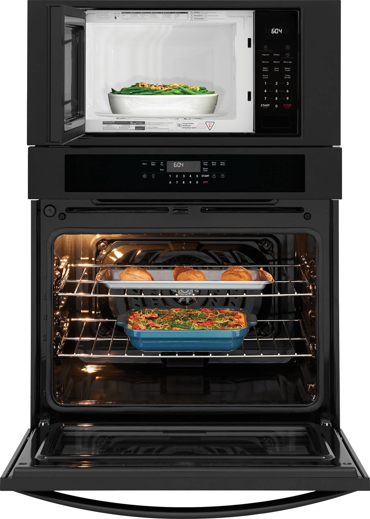 Frigidaire - 30" Microwave Combination Oven with Air Fry - Black