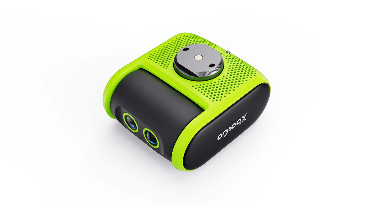 XbotGo - Falcon AI Sports Camera, 4K Auto-Tracking Action Cam for Team Sports, Dual Lens with Live Streaming, No Subscription - Edge Green