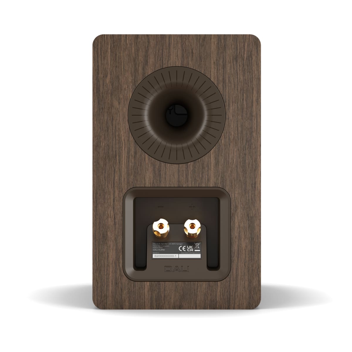 DALI - Kupid Designer Bookshelf Speakers - Dark Walnut
