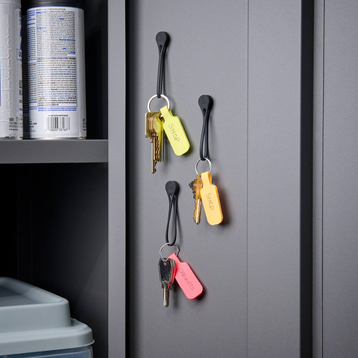 Wrap-It Storage - MagnaTies 4-Pack - Black