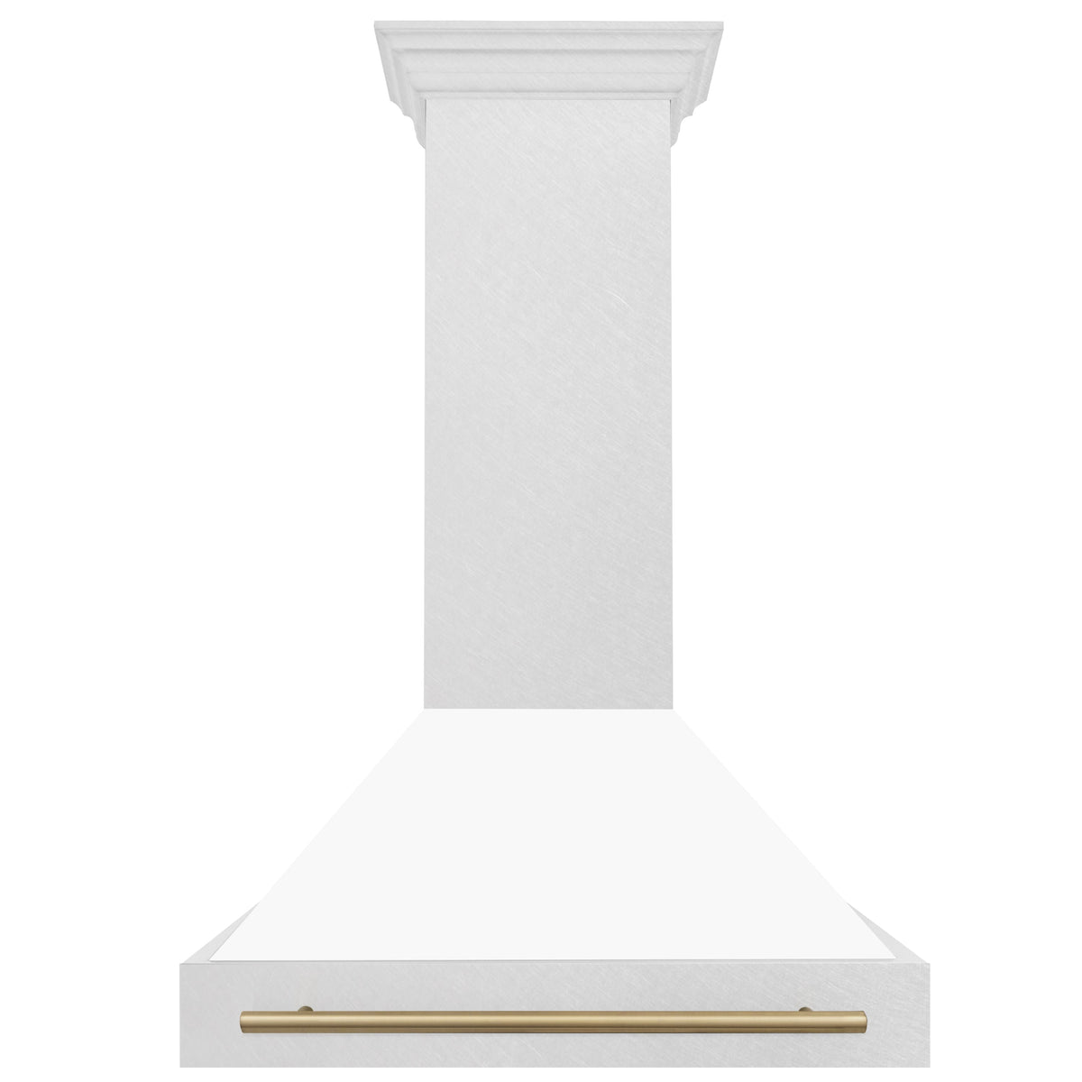 ZLINE Autograph Edition - 36 inches - Externally Vented - Wall Range Hood - Satin Stainless Steel with White Matte Shell