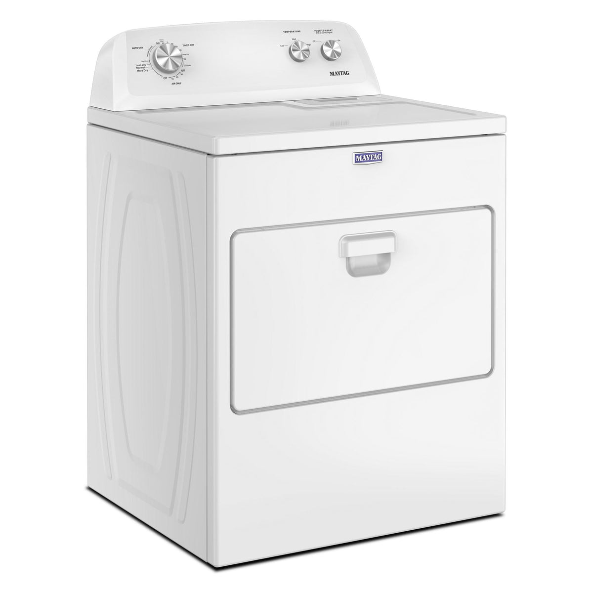 Maytag - 7.0 Cu. Ft. Electric Dryer with Wrinkle Prevent Option - White
