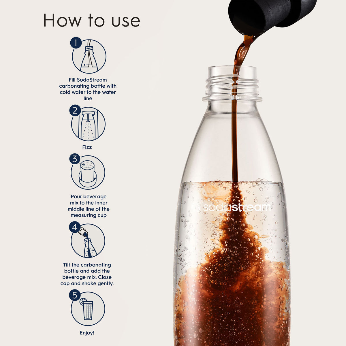SodaStream - Mug Root Beer Drink Mix 4-Pack - Brown