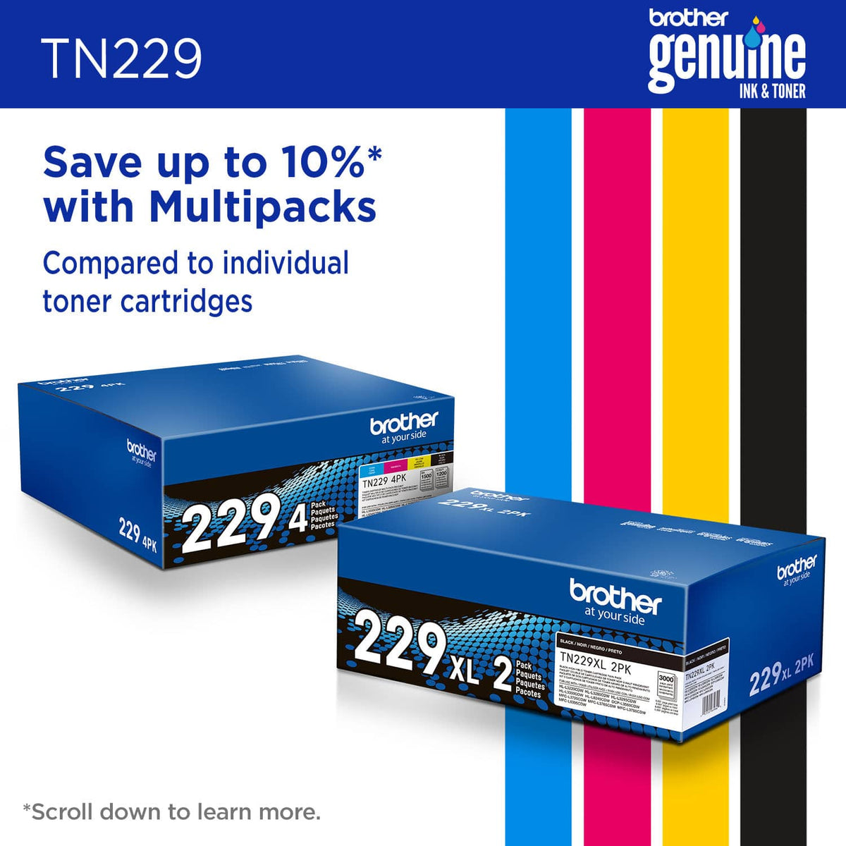 Brother - TN229BK Standard-Yield Toner Cartridge - Black