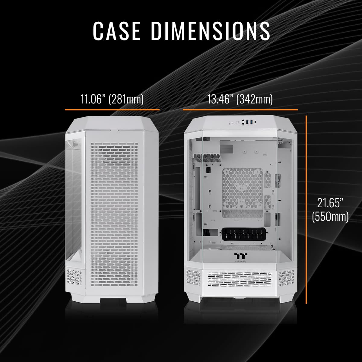 Thermaltake - LCGS Reactor 7696XS Gaming Desktop AMD Ryzen 5 7600X 2025 32GB Memory AMD Radeon RX 9060 XT 16GB 2TB SSD NVMe M.2 - White