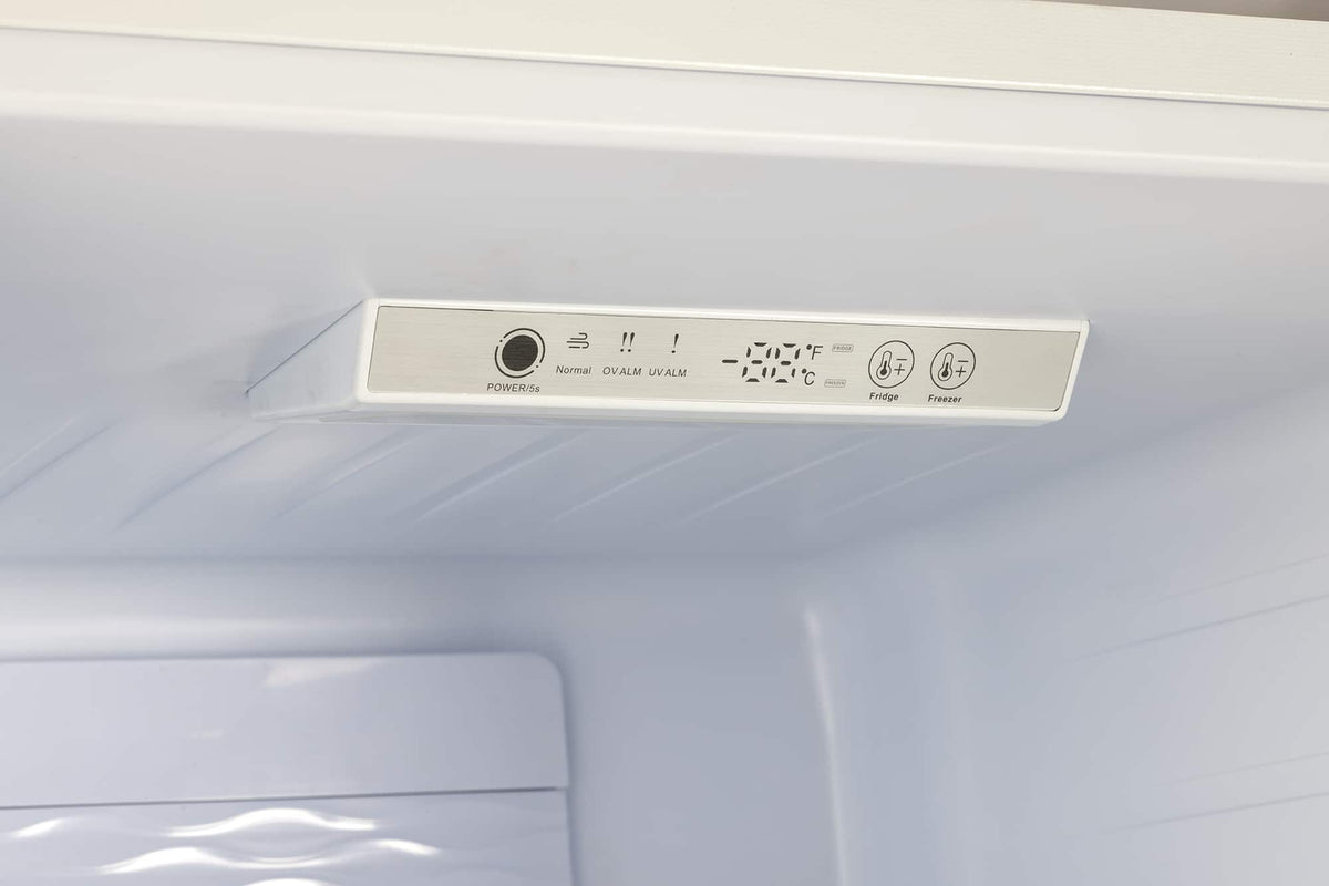Unique Appliances - 24 in. Wide 12 cu. ft. Solar Powered DC Refrigerator - Marshmallow White