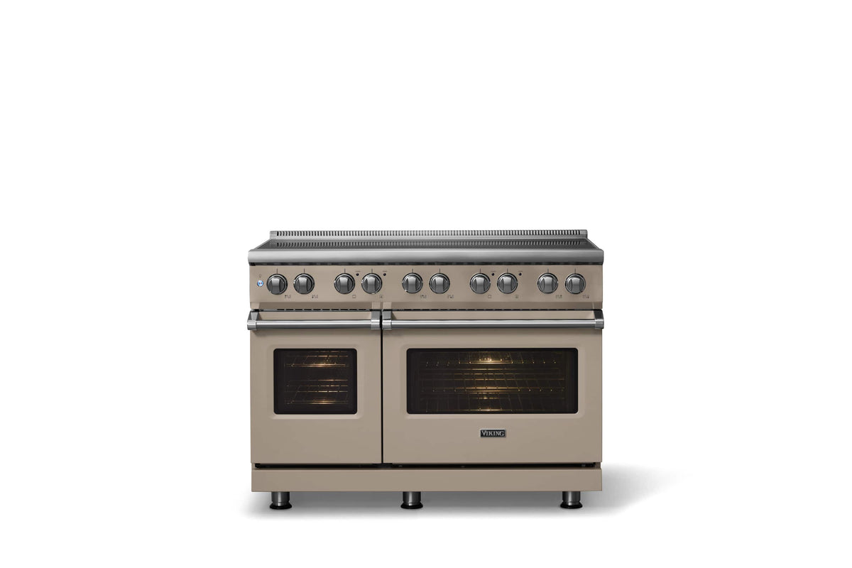 Viking - 48 in. Wide 6 Elements Pro 5 Series 7.3 Cu. Ft. Freestanding 6 Element Induction Convection Range - Nantucket