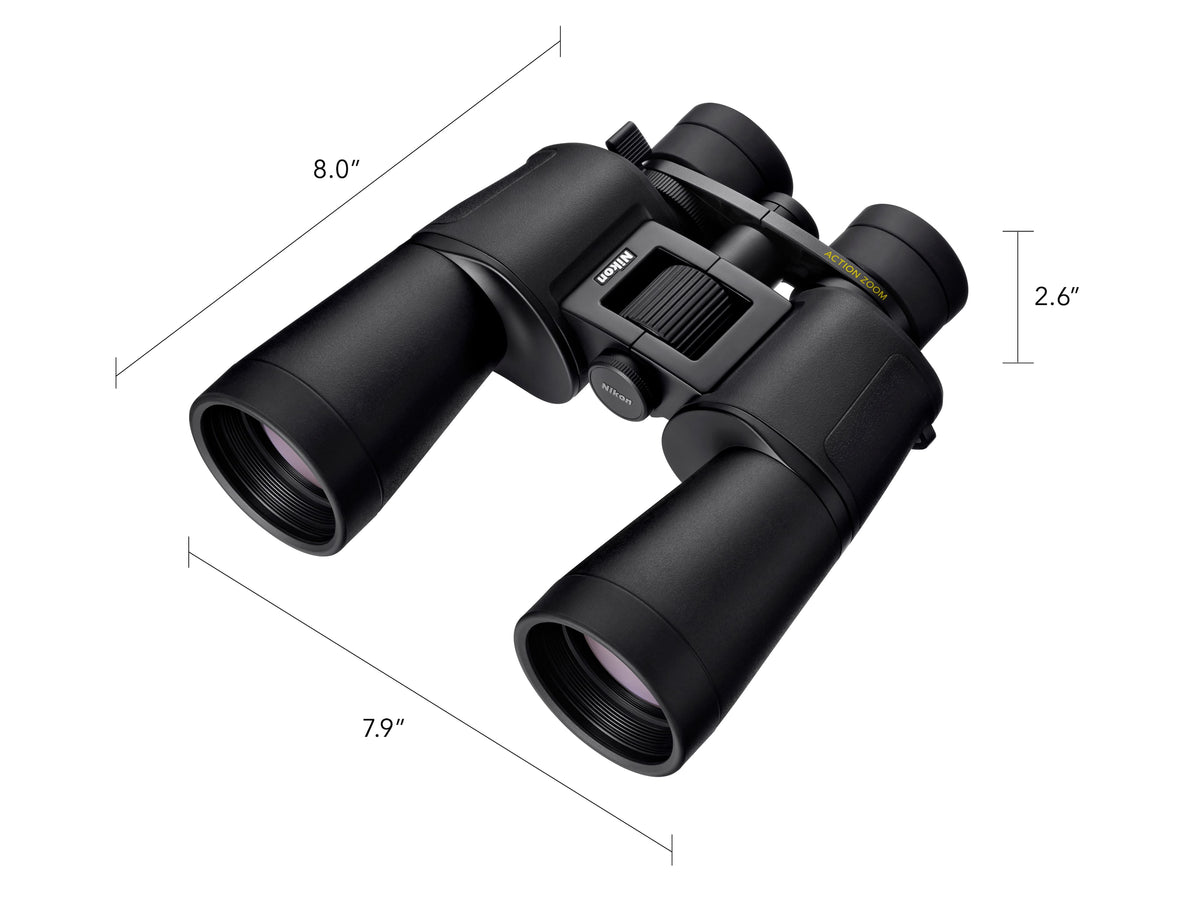 Nikon - ACTION ZOOM 10-22x50 Binoculars - Black