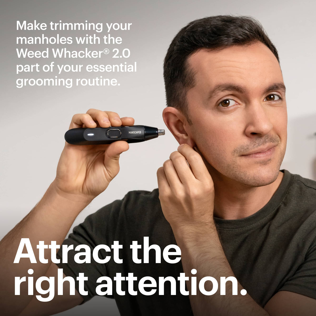 Manscaped - Weed Whacker 2.0 Nose Hair Trimmer - Black