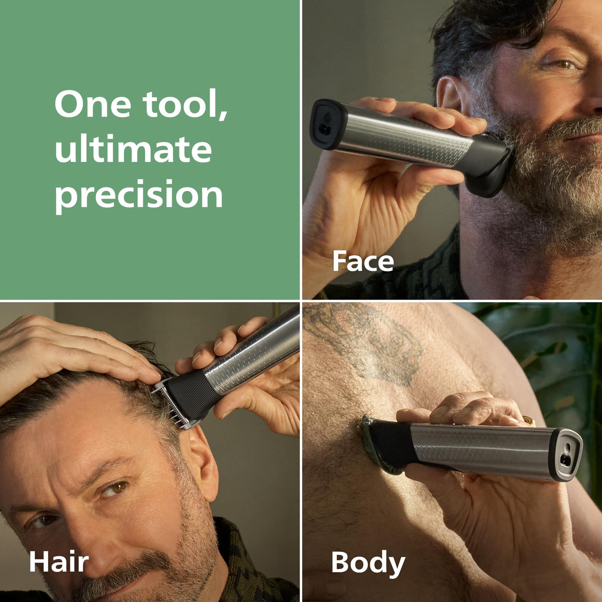 Philips Norelco - All-in-One 9000 Series 23-Piece Trimmer - MG9575/49 - Silver
