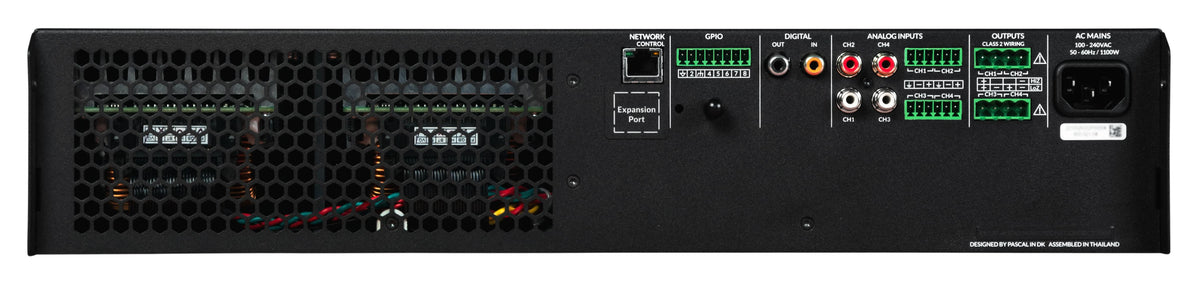 Sonance - Blaze PowerZone Connect 2004 – 2000 W DSP-enabled Class-D amplifier with 4 channels (Each) - Black