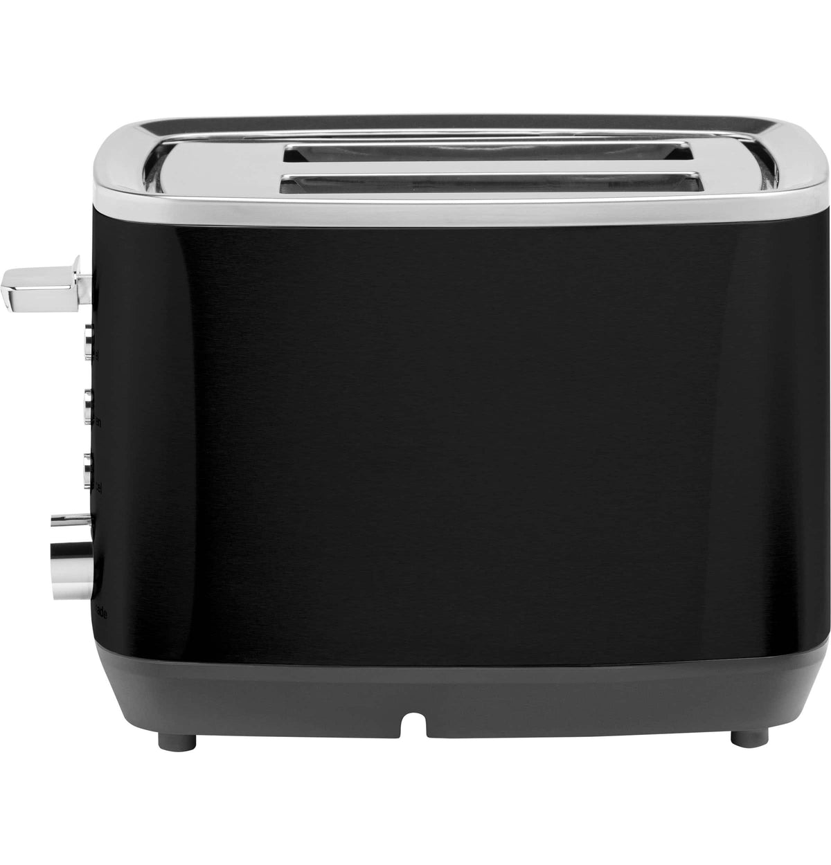 GE - 2-Slice Toaster with 7 Shade Settings and Extra Wide Slots - Onyx Black