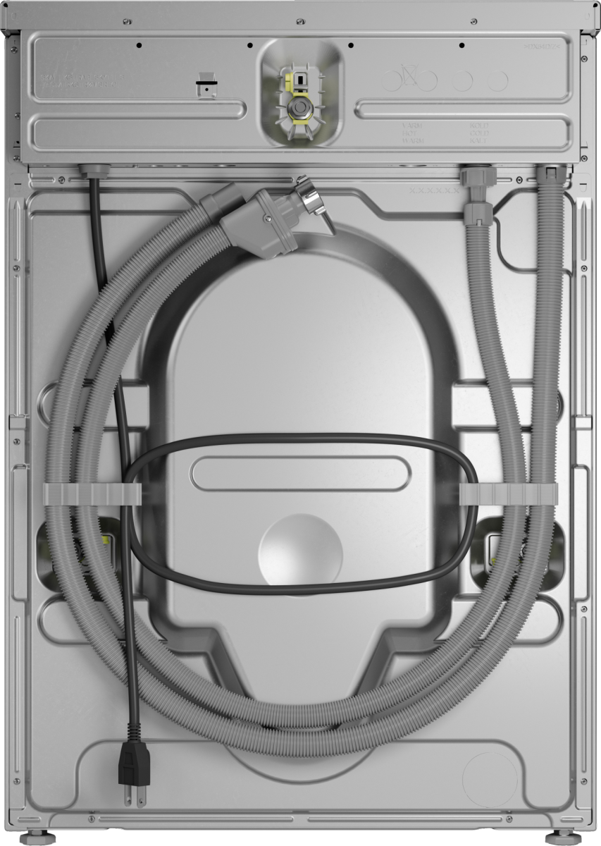 Asko - 2.8 Cu.Ft. High-Efficiency Front Load Washer, Auto Dose, Steel Seal, 24.3 lb capacity, 1400 RPM max spin, Stackable - Titanium