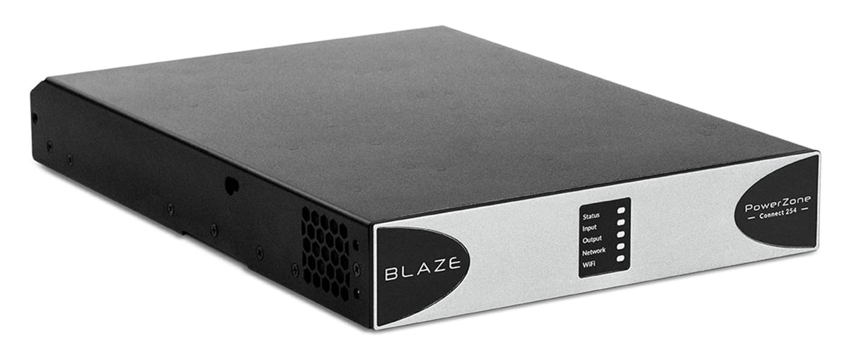 Sonance - Blaze PowerZone Connect 254 – 250 W DSP-enabled Class-D amplifier with 4 channels (Each) - Black