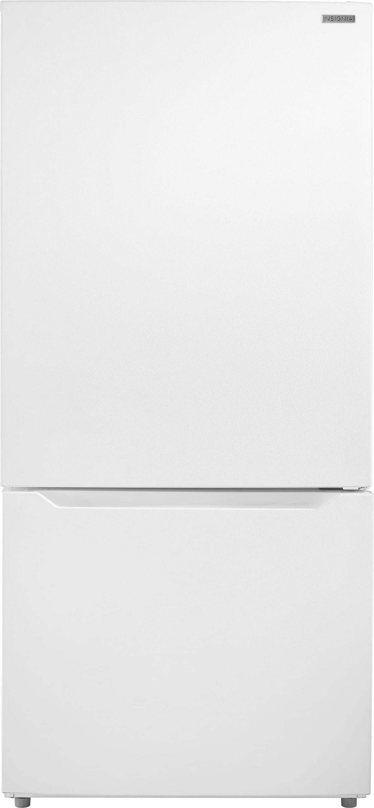 Insignia™ - 18.6 Cu. Ft. Bottom Freezer Refrigerator with ENERGY STAR Certification - White