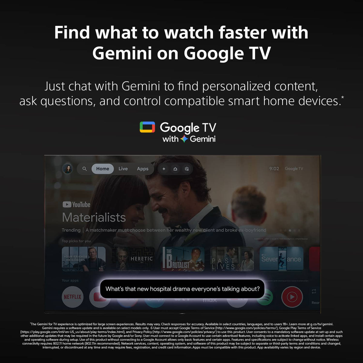 Sony - 65" class BRAVIA 6 OLED 4K HDR Smart Google TV with Gemini