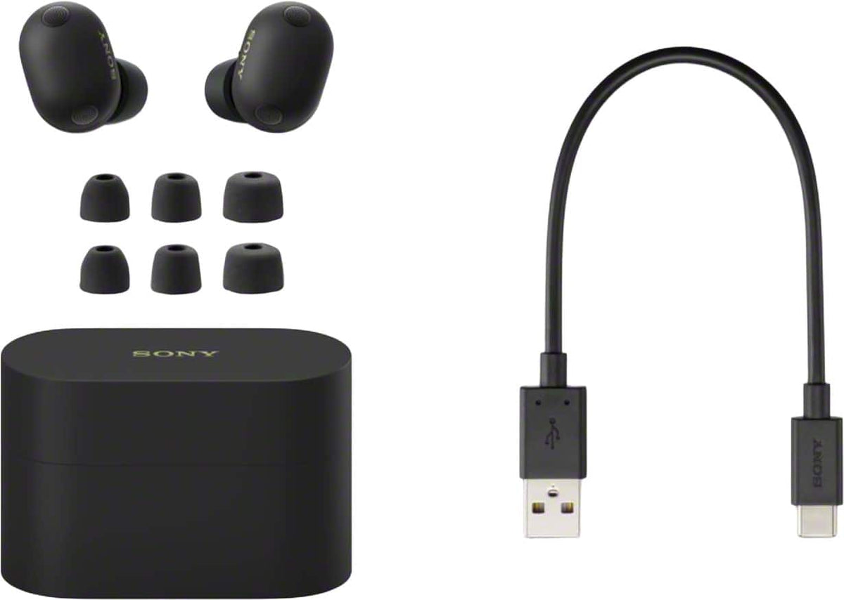 Sony - WF-1000XM6 Best Truly Wireless Noise Cancelling Earbuds - Black