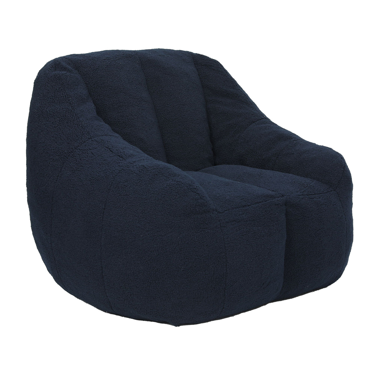 Comfy Bean Bag Chair With Memory Foam Filler, Tufted Soft
