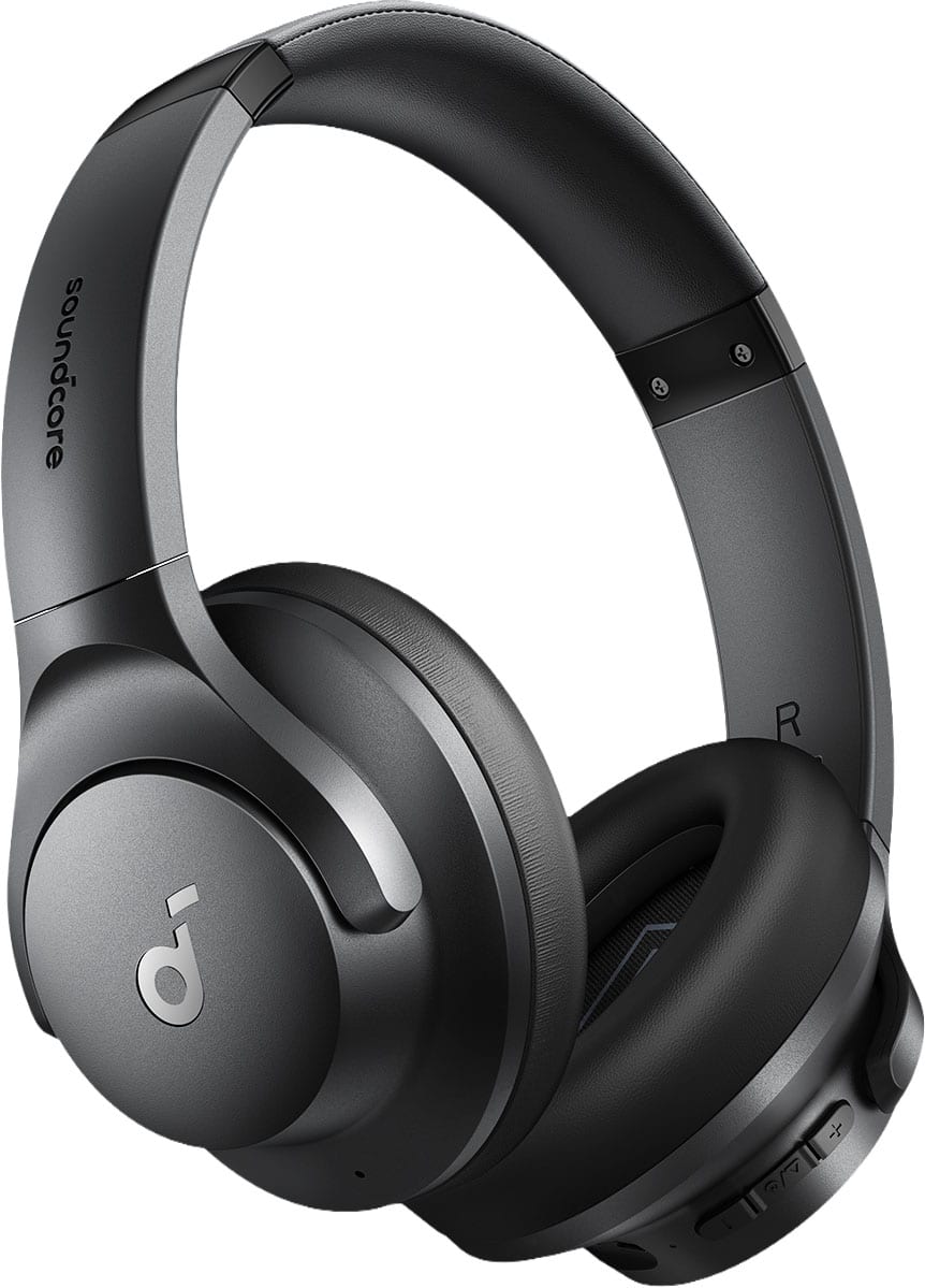 Anker - Soundcore Q20i Plus Over-Ear Bluetooth Headphones - Black