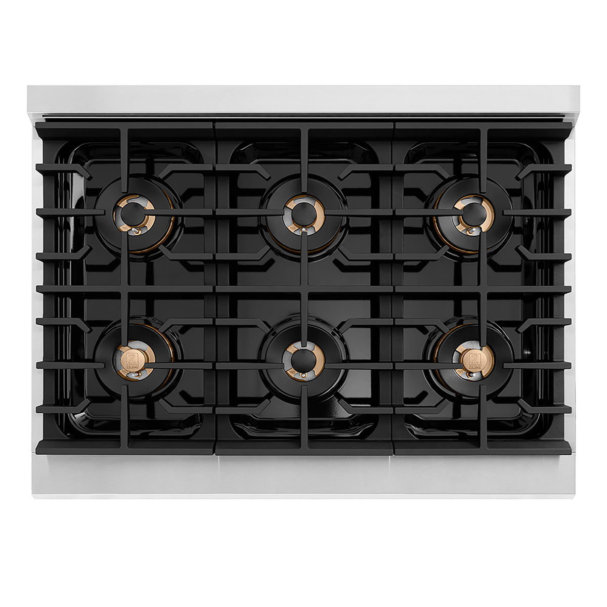 ZLINE - 36 in. Wide 6 Burner Paramount Gas with DuoPro Cooktop (PSRT36) - Stainless Steel