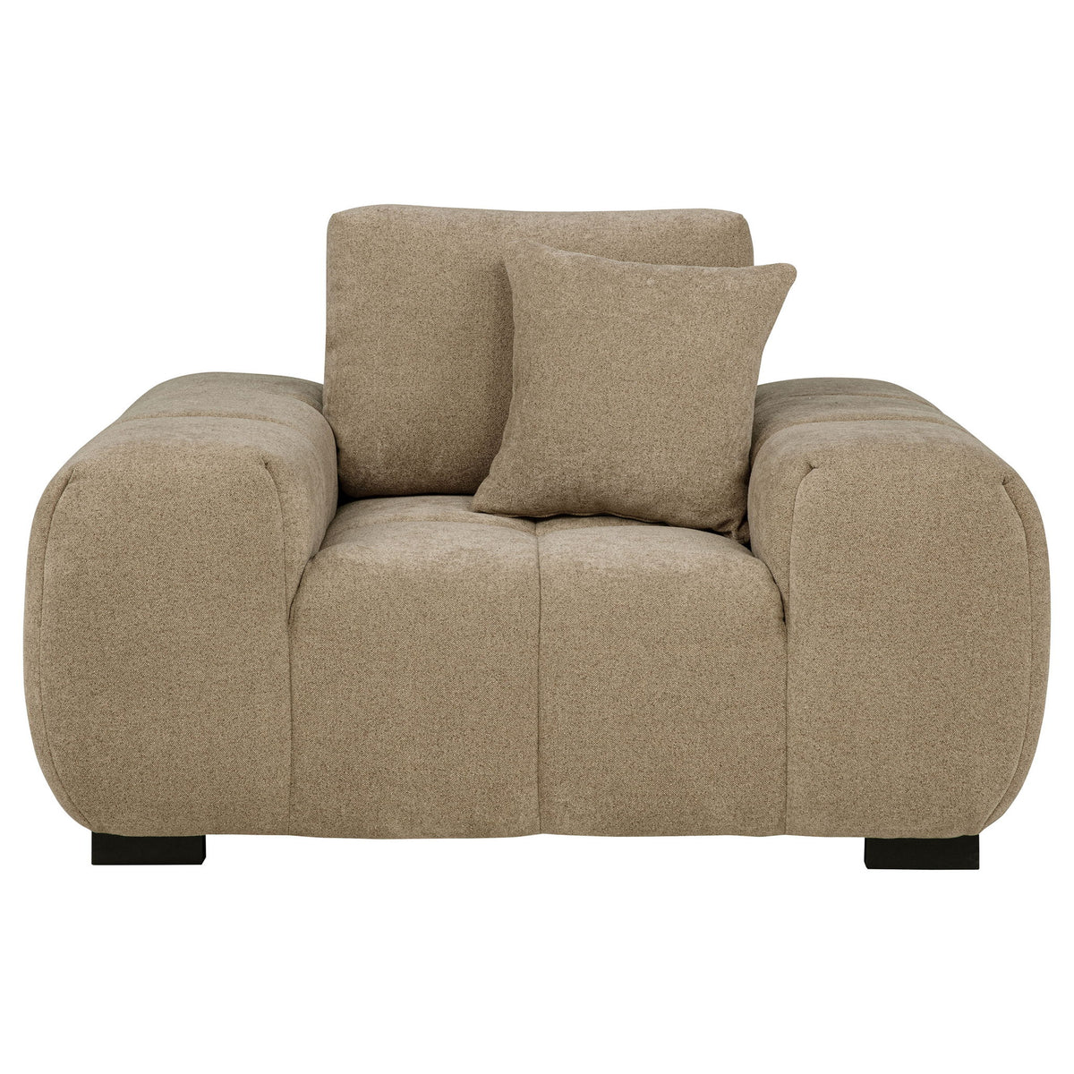 Plather - Sillón individual con brazos curvos