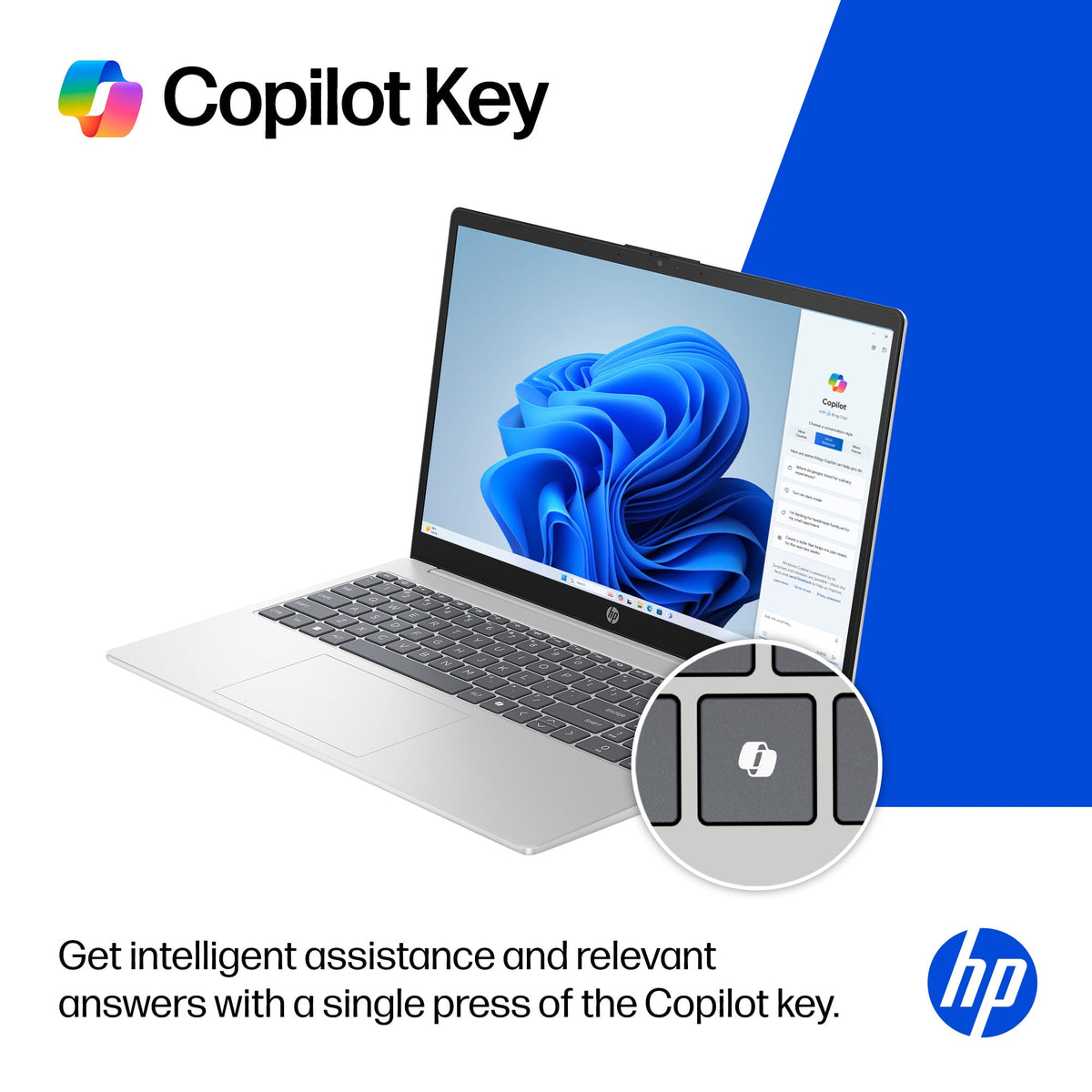 HP - 15.6" Laptop - Intel N100 Processor - 4GB Memory - 128GB Storage - Natural Silver