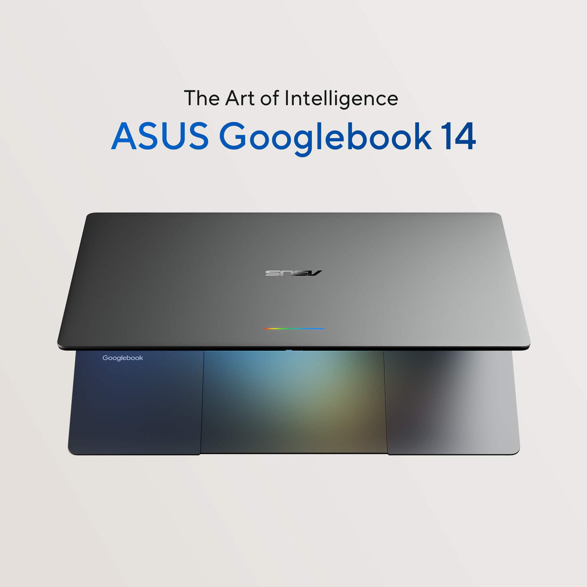 ASUS - Googlebook 14" 3K OLED Touchscreen Laptop w/ Gemini Intelligence - Intel Core Ultra 5 325 (2026) - 16GB RAM - 512GB SSD - Dusk Ash