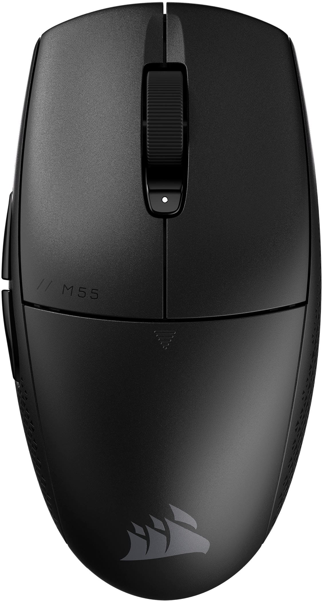 CORSAIR - M55 Wireless FPS Optical Gaming Ambidextrous Mouse with Slipstream Technology - Wireless - Black