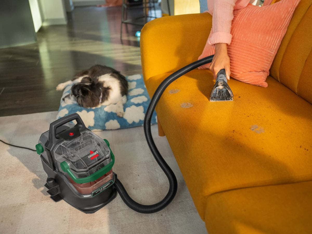 BISSELL - Little Pet Pro Portable Carpet Cleaner - Green