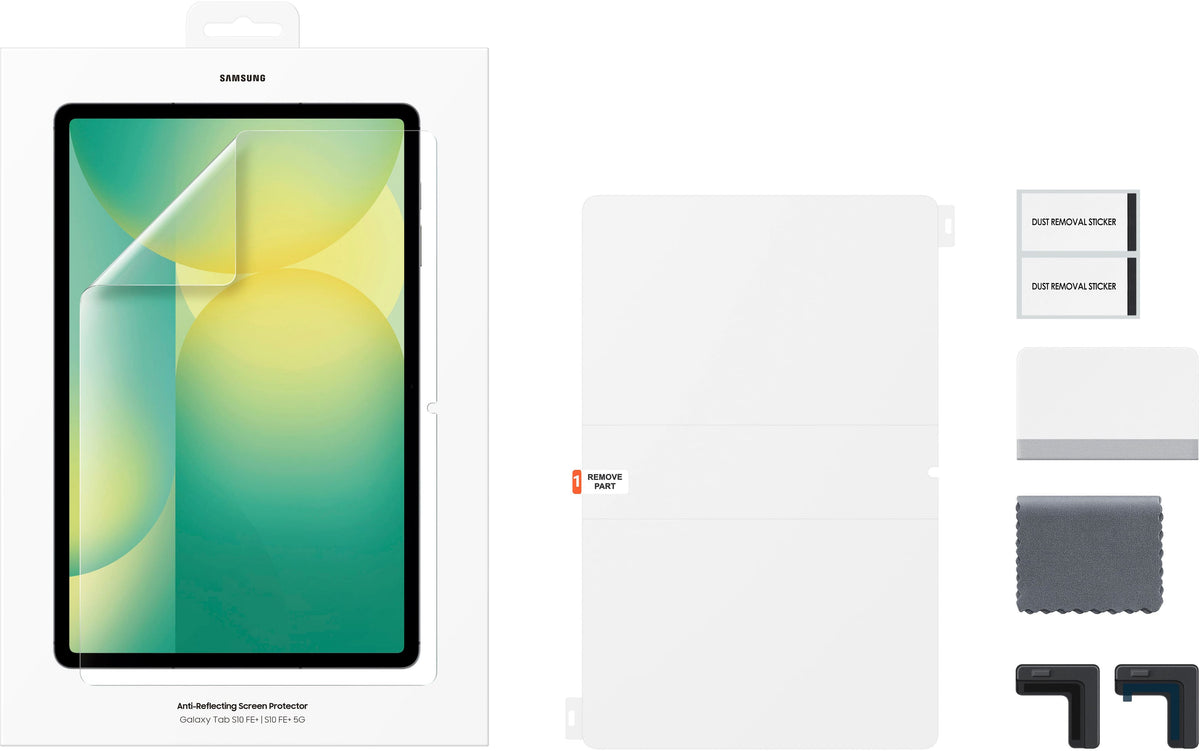 Samsung - Galaxy Tab S10 FE+ Anti-Reflecting Screen Protector - Transparent
