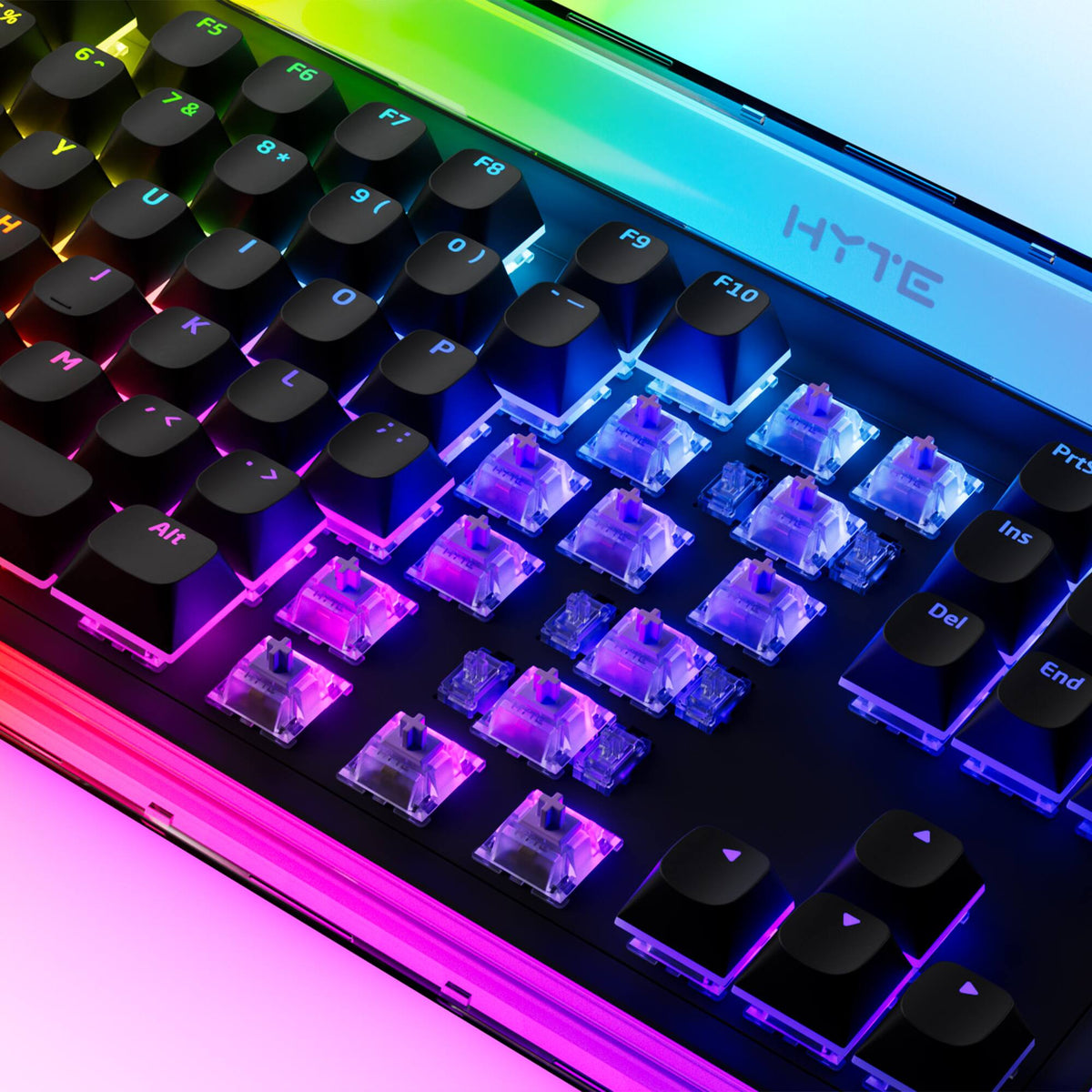 HYTE - Keeb TKL - Tenkeyless Wired RGB Mechanical Keyboard - Black