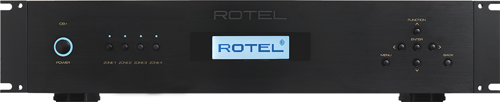Rotel - C8+ 8-Ch CI Amplifier - Black