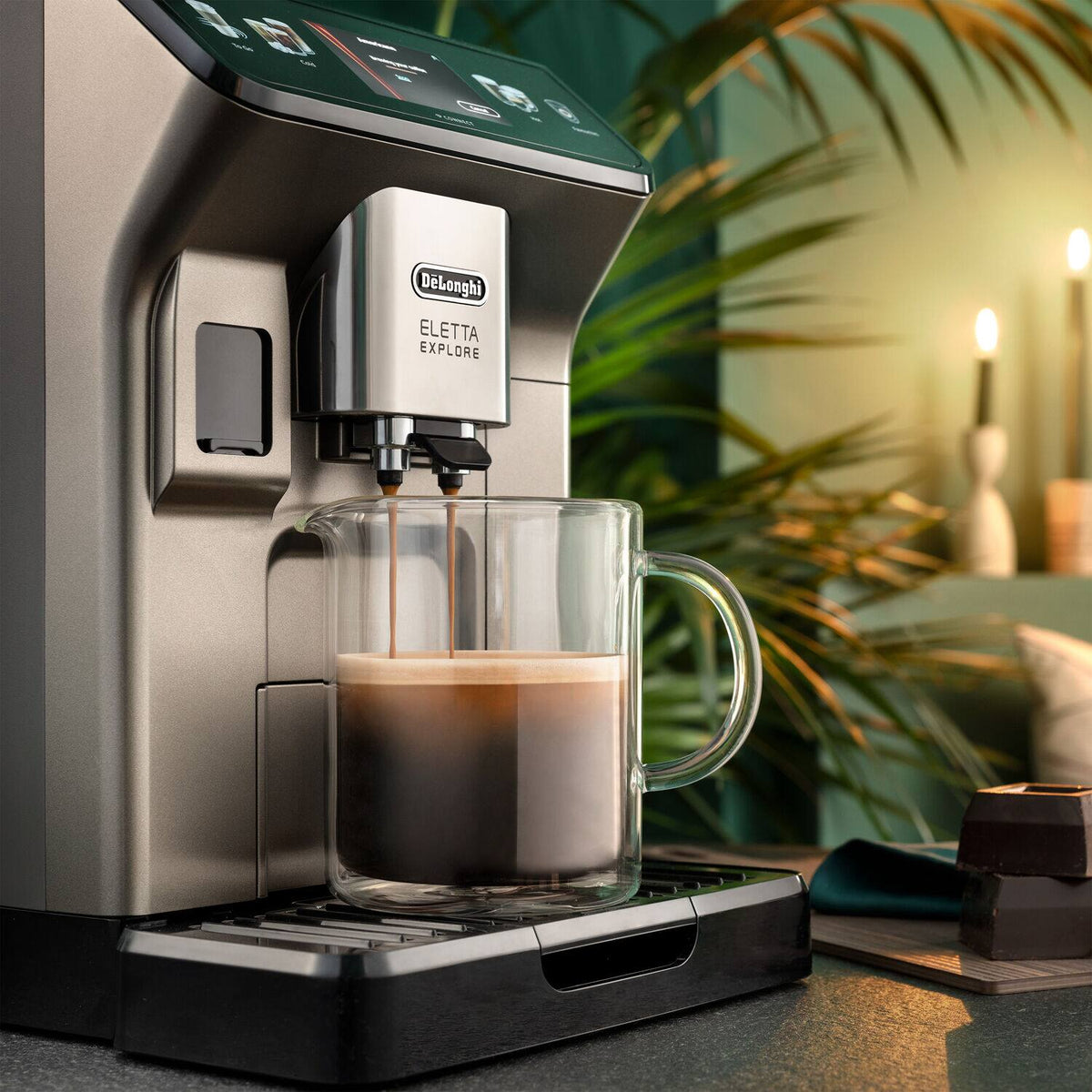 De'Longhi - Double Wall Glass Coffee Pot (750ml 25oz) - Clear