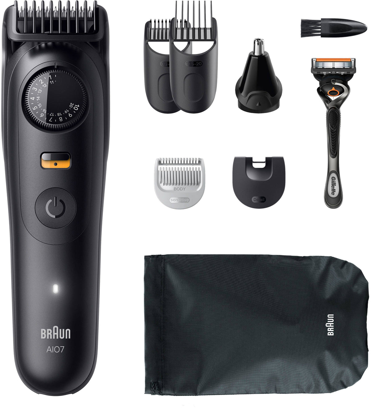 Braun - Series 7 All-in-one 7530 Electric Shaver Trimmer - Matte Black
