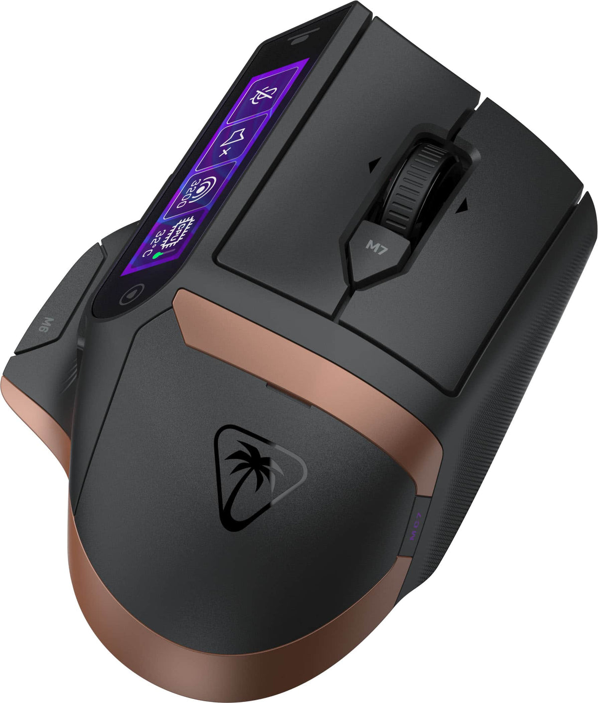 Turtle Beach - Command Series MC7 Advanced Wireless Touchscreen Optical Gaming Mouse for Windows 10/11 PC - Wireless - Black