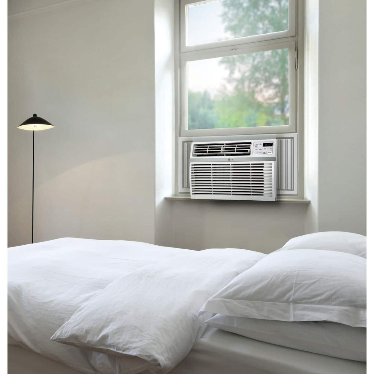 LG - 350 Sq. Ft. 8,000 BTU Window Air Conditioner - White