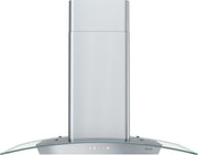 Zephyr Brisas - 30 inches - Convertible - Wall Range Hood - Stainless Steel/Glass