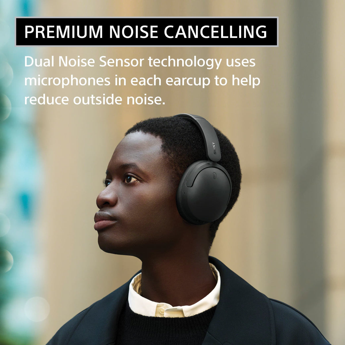 Sony - WH-CH730N Wireless Noise Cancelling Headphones - Black