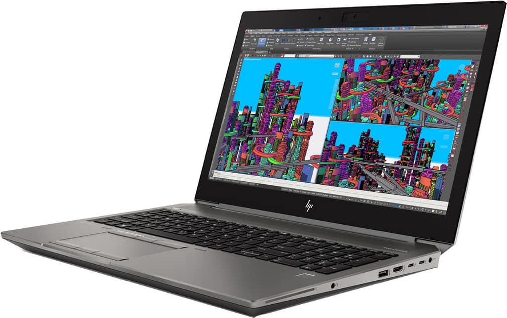 HP - Refurbished Good - Zbook 15 G5 15.6" Laptop - Intel 8th Gen Core i7 with 64GB Memory - NVIDIA Quadro P1000 - 2TB SSD - Gray