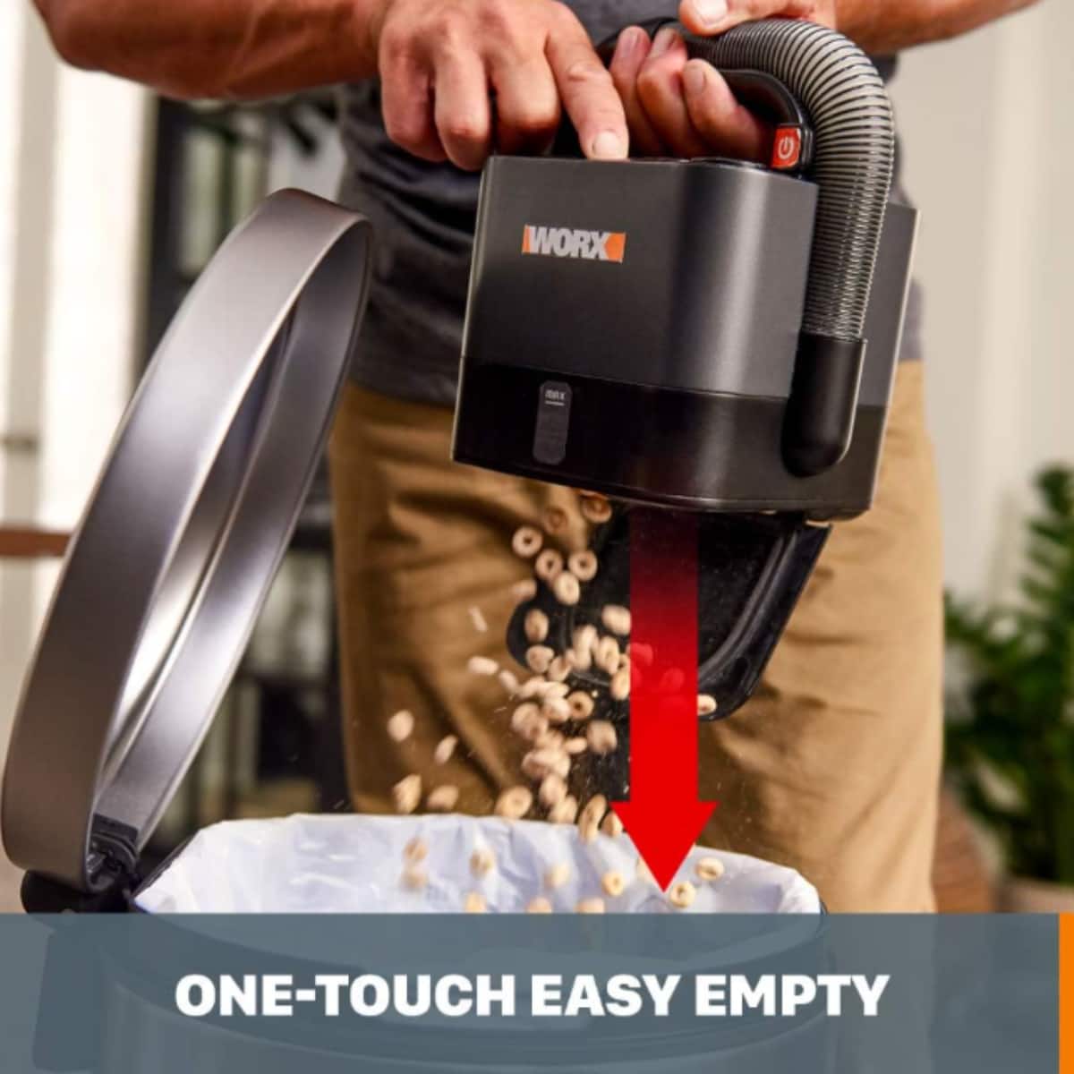 WORX - WX030L.9 20V Power Share Cube Vac Cordless Compact Vacuum-Tool Only - Black