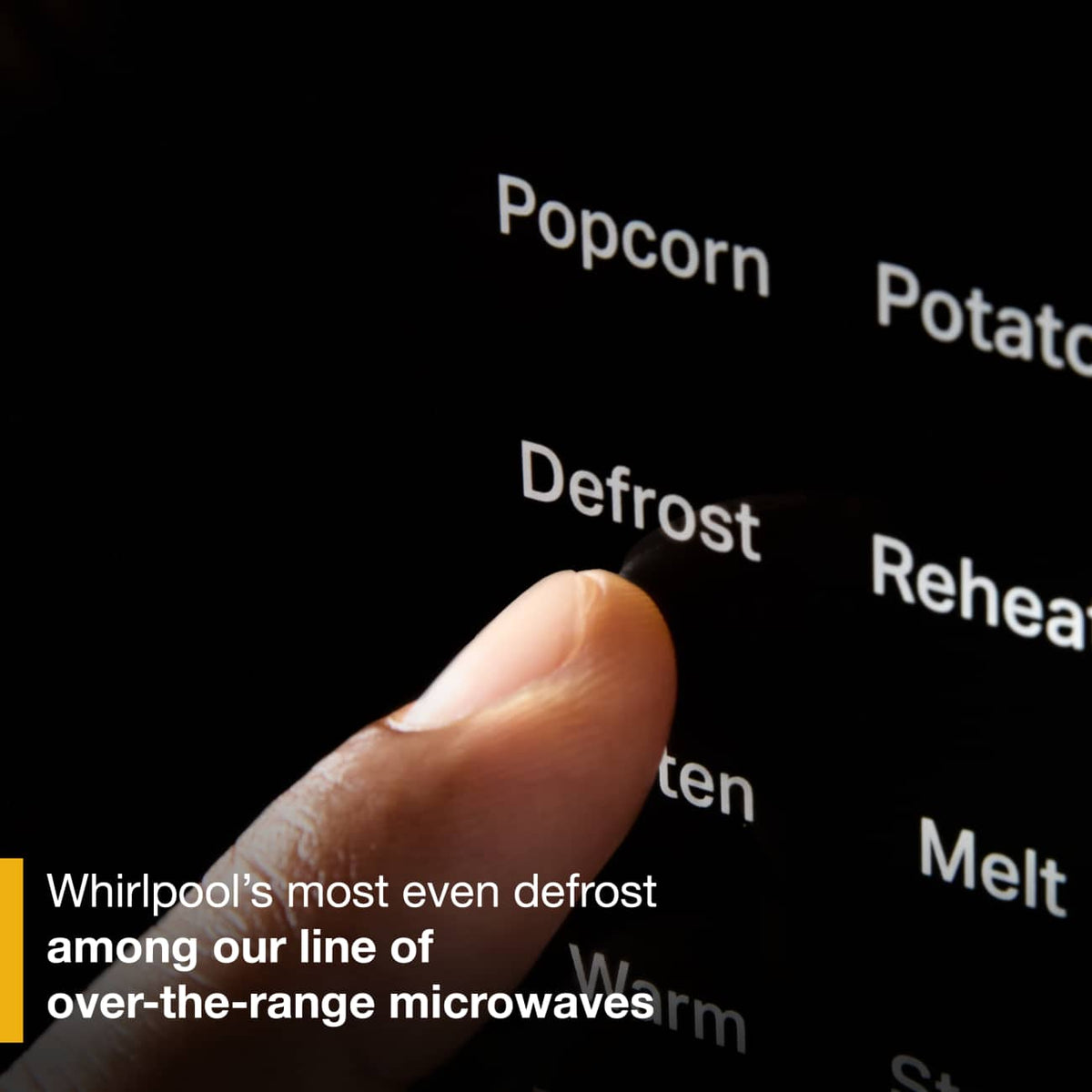 Whirlpool - 2.1 cu. ft. Microwave Hood with Sensor Cooking and AccuPop - Black Stainless Steel