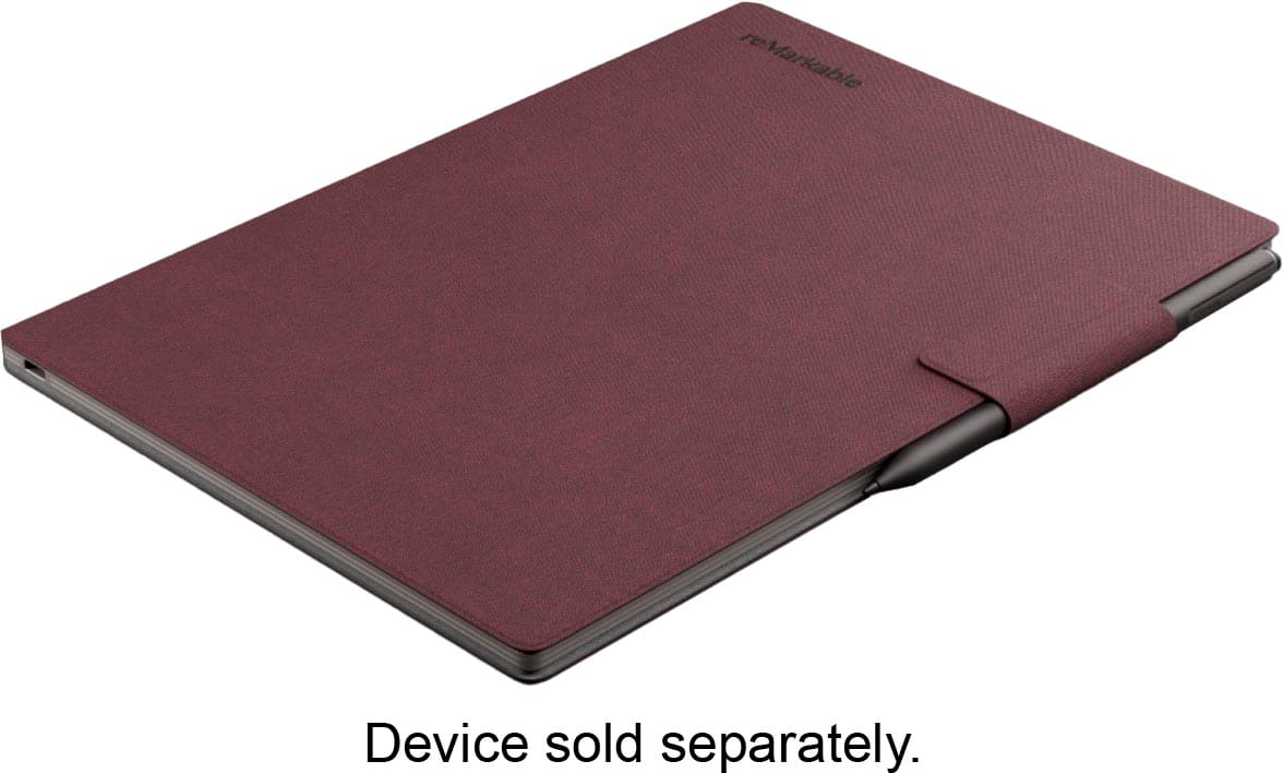 reMarkable - Paper Pro - Mosaic Weave Book Folio for your 11.8'' Paper Tablet - Burgundy
