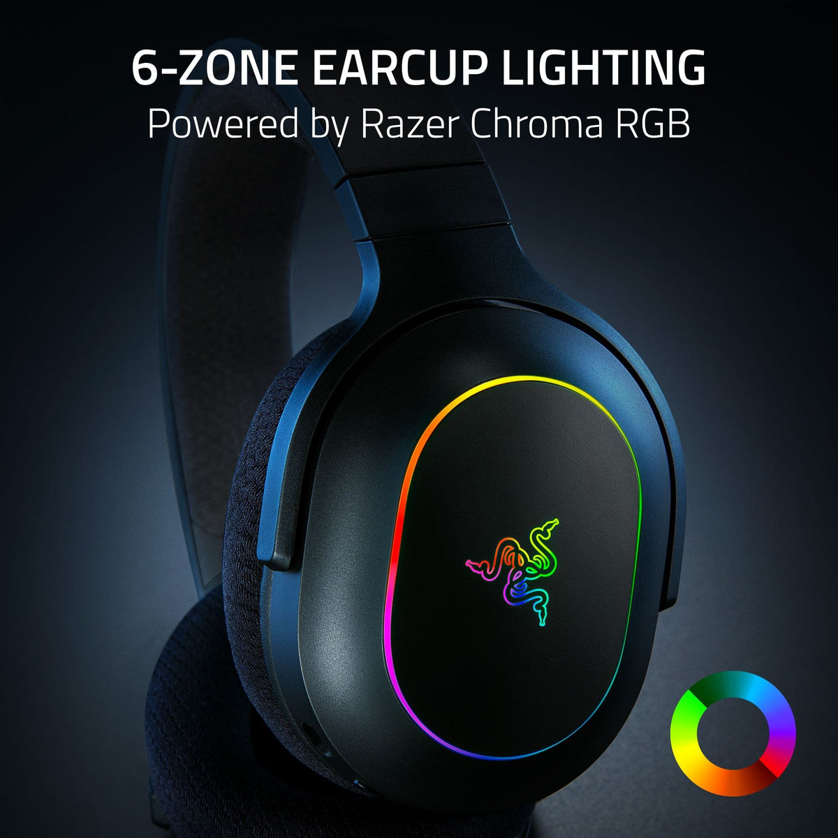 Razer - Barracuda X Chroma Bluetooth Wireless Over-the-Ear Gaming Headset for PC, Mac, Playstation, Switch, Steam Deck, Mobile - Black