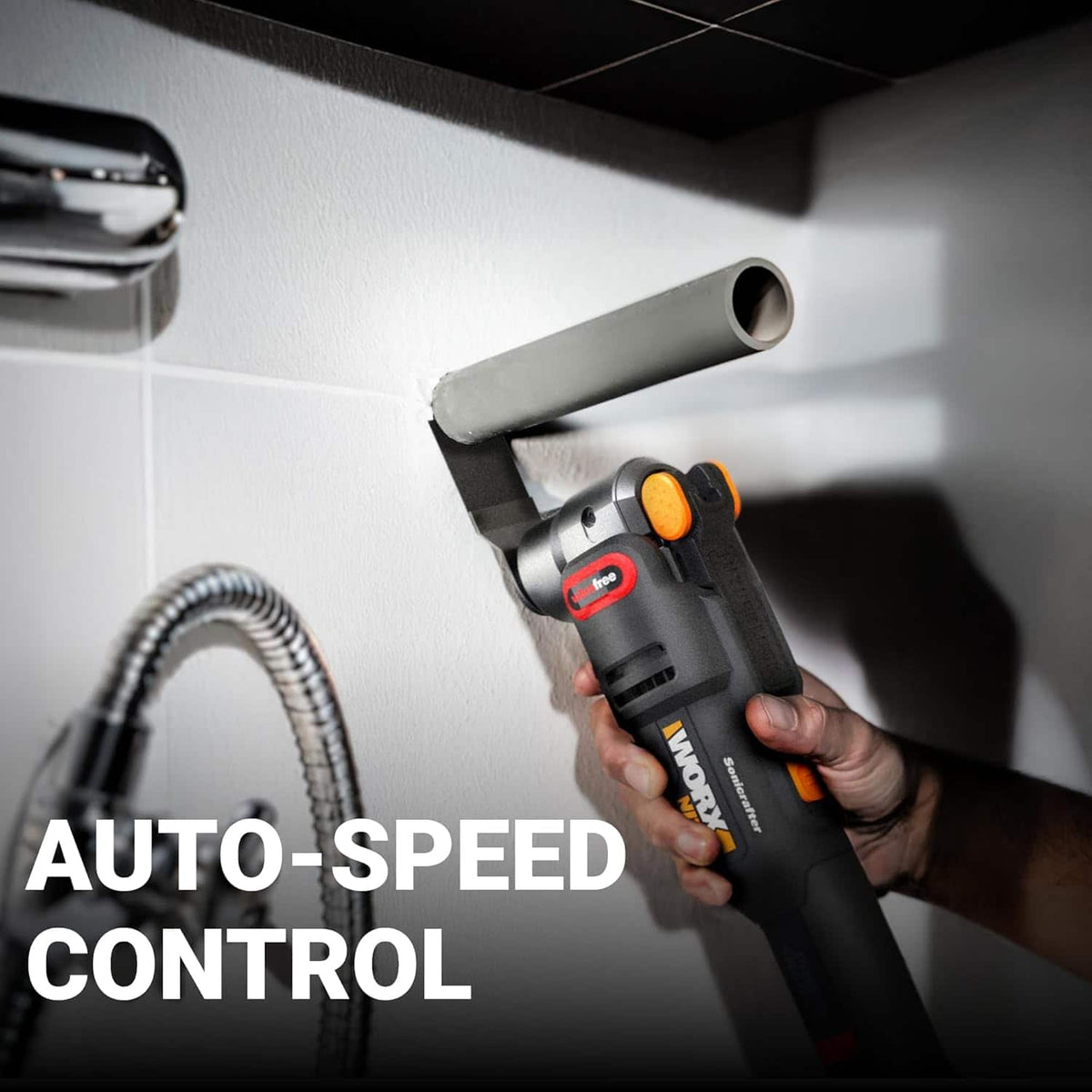 WORX - Nitro WX698L 20V Cordless Oscillating Tool with VibraFree Technology (Battery & Charger Included) - Black