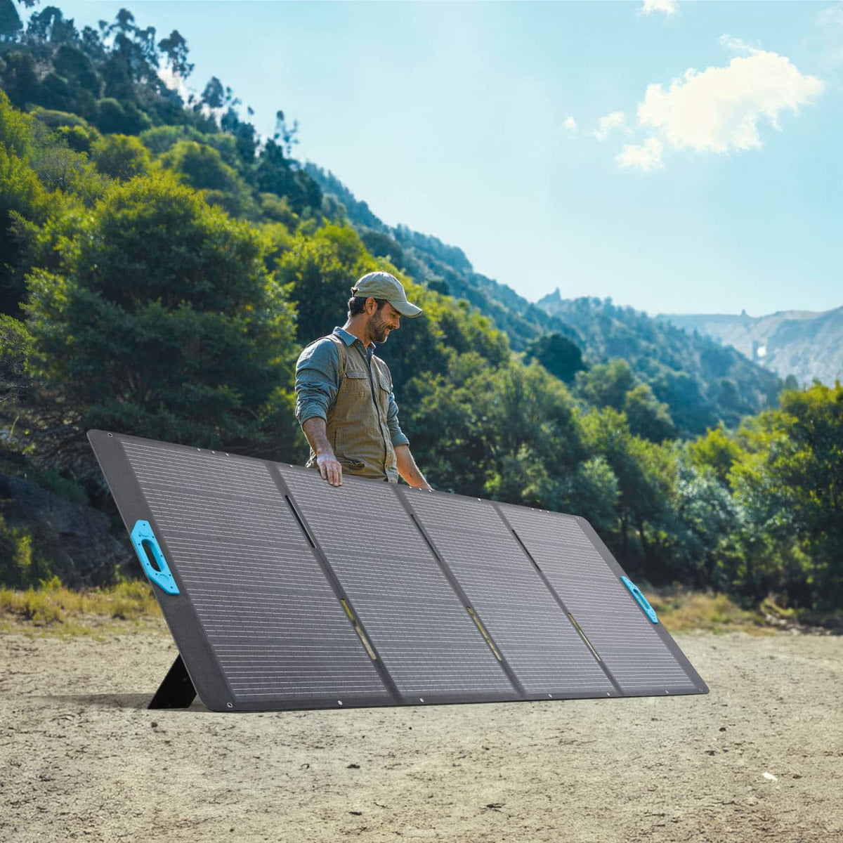 Anker - SOLIX PS400 Portable Solar Panel 400W - Black