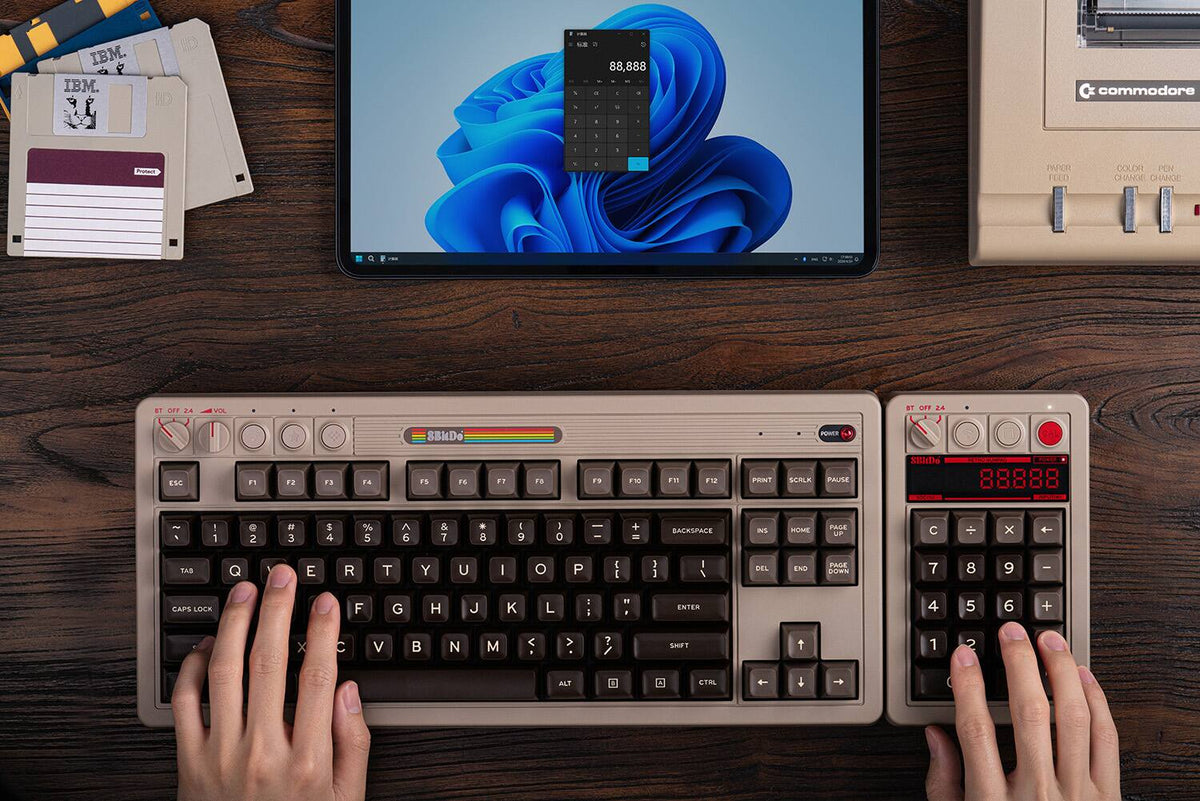 8BitDo - Retro Mechanical Keypad - C64 Edition