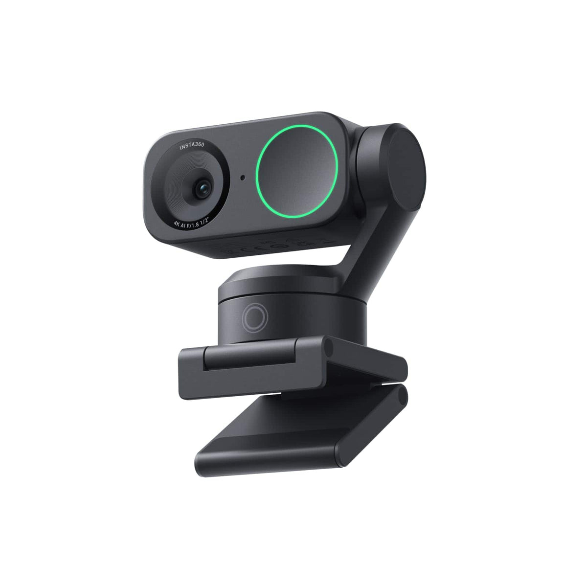 Insta360 - Link 2 PTZ 4K Webcam for Conferencing, Gaming & Streaming, 1/2" Sensor, AI Tracking, works w/ Zoom, Teams, Twitch & more - Black