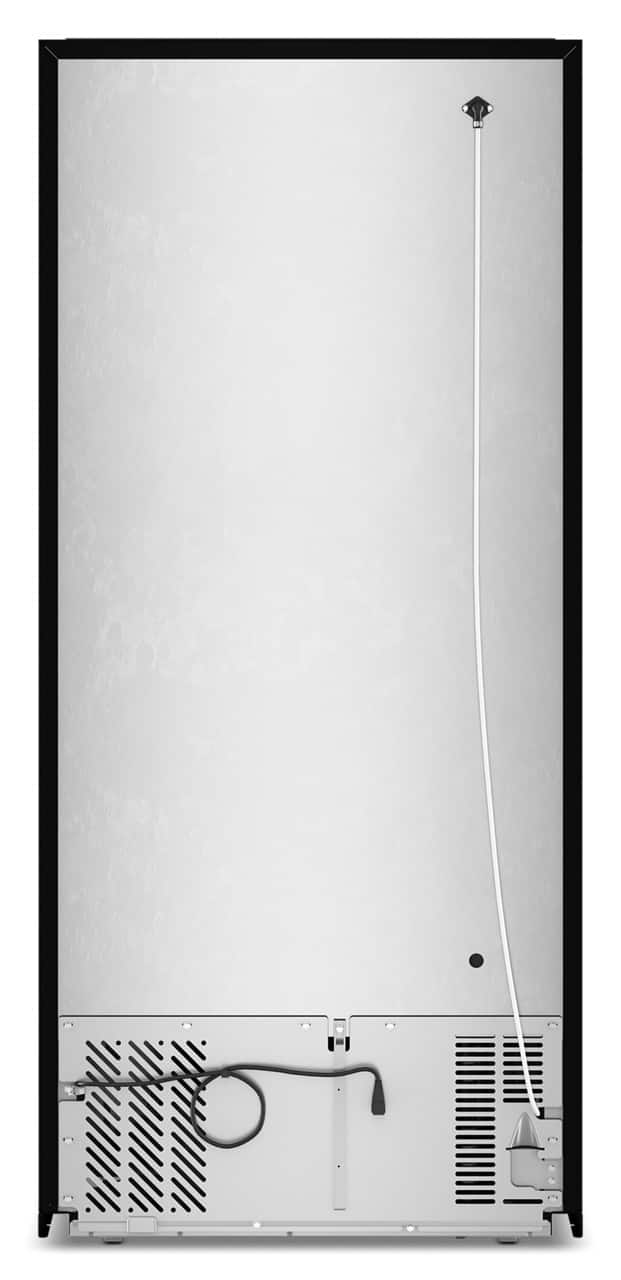 Whirlpool - 28 in. Wide 14.3 cu. ft. Top Freezer Refrigerator with Total Coverage Cooling - Black
