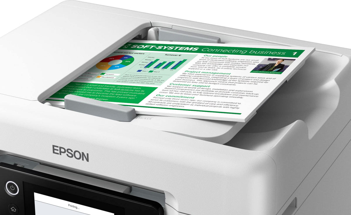 Epson - WorkForce Pro WF-4930 Wireless All-in-One Inkjet Printer - White