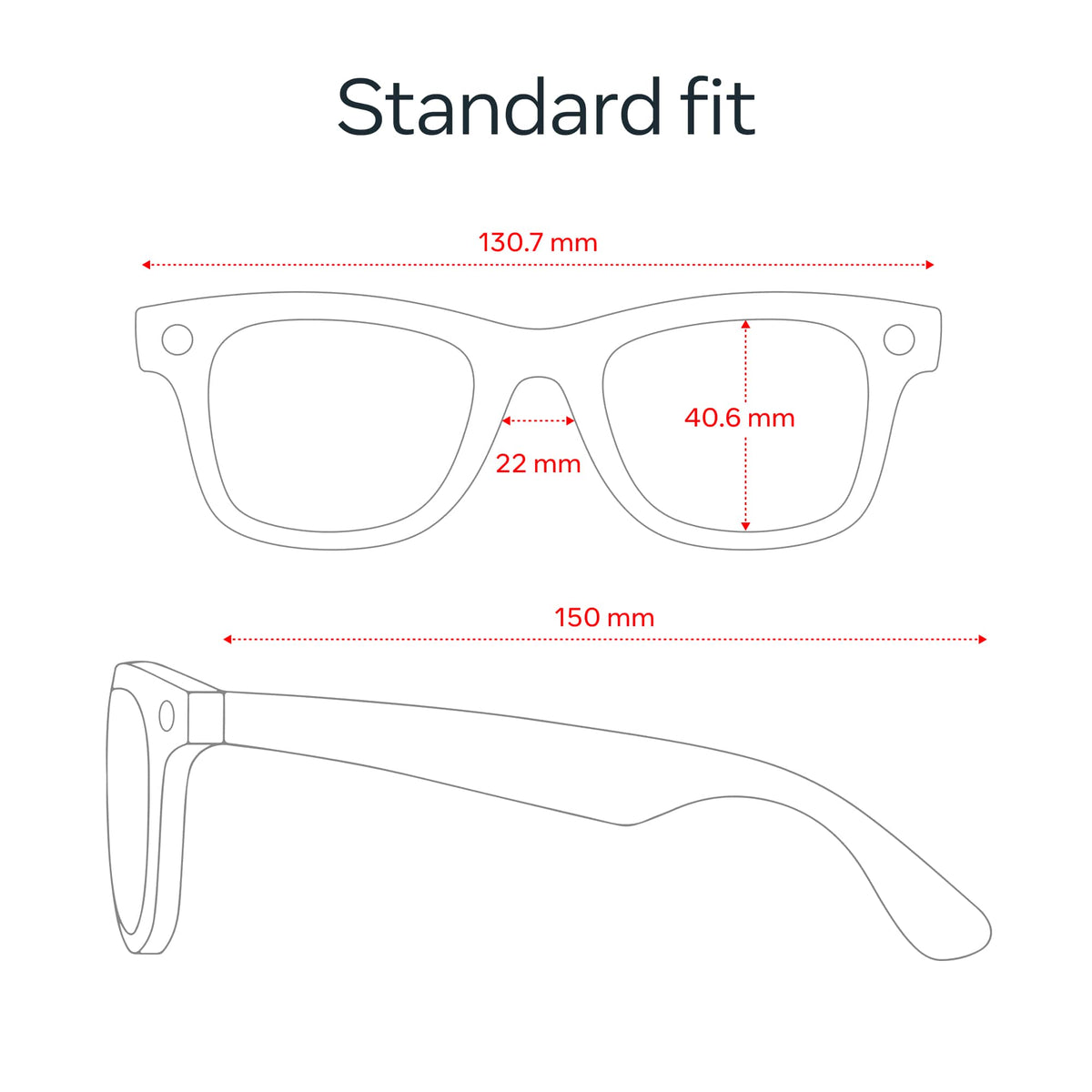 Ray-Ban Meta - Wayfarer (Gen 2) glasses with Meta AI, Audio, Photo, Video Compatibility - Green lenses - Shiny Black